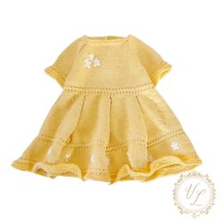 knit baby dress | knitted dress for girl