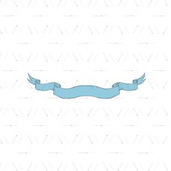 Disney Princess Cinderella Blue Ribbon SVG Vector