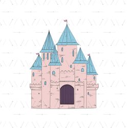 Disney Princess Cinderella Magic Castle SVG Vector