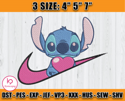 nike stitch embroidery, nike disney embroidery, lilo and stitch embroidery