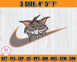 nike tom embroidery, nike disney embroidery file, tom and jerry embroidery x