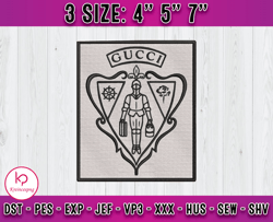 gucii logo embroidery, logo fashion brand embroidery, embroidery file