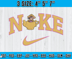 nike dormouse embroidery, disney characters embroidery, embroidery file