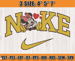 nike x mickey embroidery, mickey cartoon embroidery, cartoon character embroidery