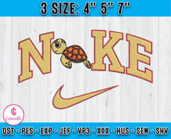 nike squirt embroidery, cartoon character embroidery, nike embroidery