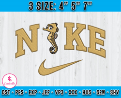 nike sheldon embroidery, finding nemo embroidery, embroidery machine