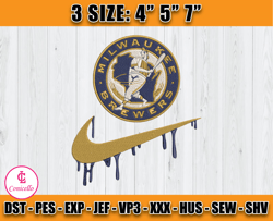 brewers embroidery, nike mlb embroidery, embroidery machine file