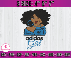 adidas girl embroidery, adidas logo embroidery, embroidery applique