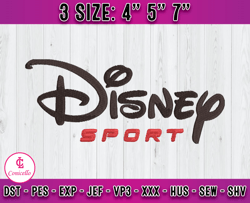 Disney Sport embroidery, logo fashion embroidery, embroidery machine