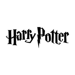 harry potter series film logo svg