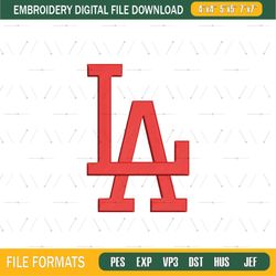 Los Angeles Dodgers Embroidery Designs