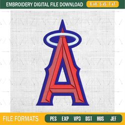 los angeles angels embroidery designs