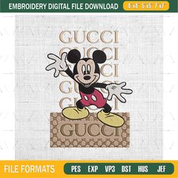 gucci x mickey mouse embroidery machine