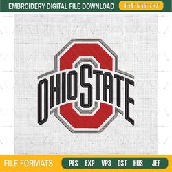 ohio state buckeyes embroidery files