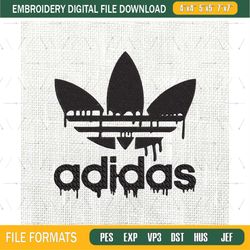 adidas logo embroidery designs