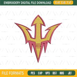 arizona state sun devils ncaa embroidery