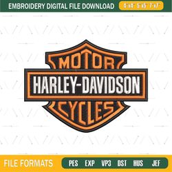 harley davidson embroidery files