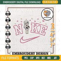 Nike Elizabeth Anime Embroidery Design, Nike Anime Embroidery Design, Best Anime Embroidery Design,Embroidery design,