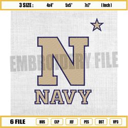 navy midshipmen ncaa athletics logo embroidery design