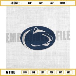 penn state nittany lions ncaa football logo embroidery design