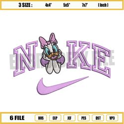 nike x daisy duck embroidery design