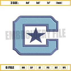 the citadel bulldogs ncaa logo embroidery designs