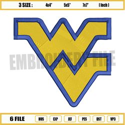 west virginia mountaineers embroidery files