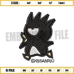 badtz maru penguin side view embroidery png