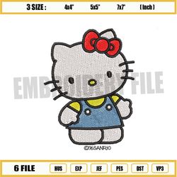 sanrio cat hello kitty embroidery png