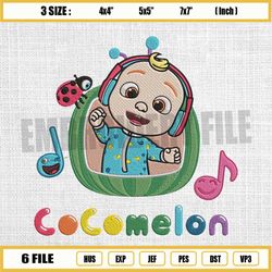 cocomelon embroidery designs