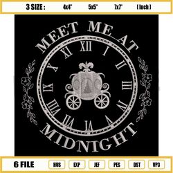 meet me at midnight embroidery design, taylor swift album embroidery, the era tour embroidery