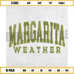 margarita weather embroidery design, cinco de mayo embroidery, mexico traditional embroidery