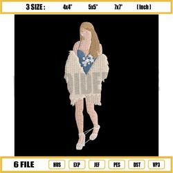 taylor swift embroidery design, swiftie embroidery, the eras tour embroidery, music embroidery