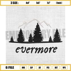evermore track list embroidery design, taylor swift song embroidery, swiftie album embroidery