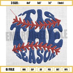 tis the season embroidery design, sport baseball embroidery, softball ball embroidery