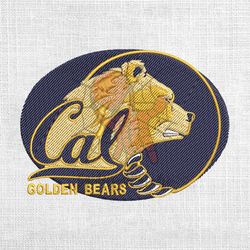california golden bears ncaa football logo embroidery design