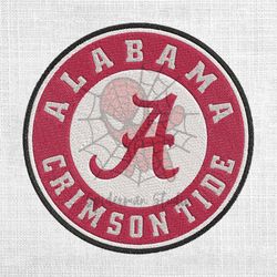 alabama crimson tide ncaa football logo embroidery design