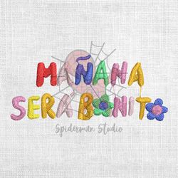 manana sera bonita bichota season embroidery