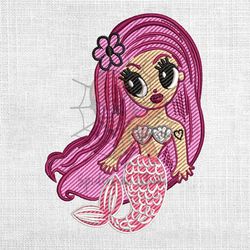 karol g mermaid album design embroidery