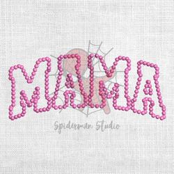 pink mama machine embroidery design