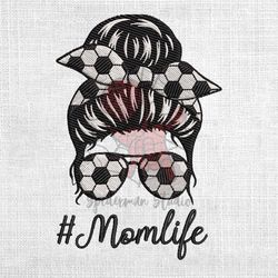 momlife football machine embroidery design