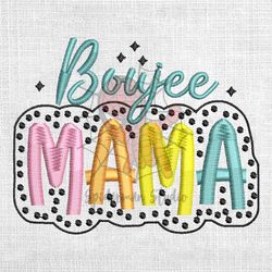 boujee mama machine embroidery design