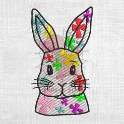 cute rabbit christan machine embroidery design