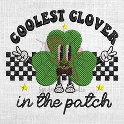 goodlest clover in the patch embroidery design