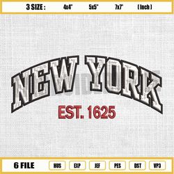 new york 3d puff embroidery logo for cap
