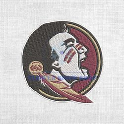 ncaa florida state seminoles logo embroidery design