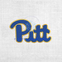 pittsburgh panthers ncaa logo embroidery design