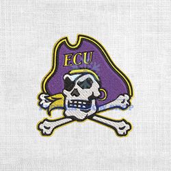 east carolina pirates ncaa football logo embroidery design