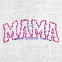 pink mama machine embroidery design