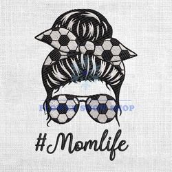 momlife football machine embroidery design